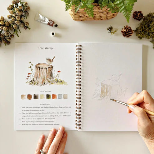 Carnet d'Aquarelle Woodland